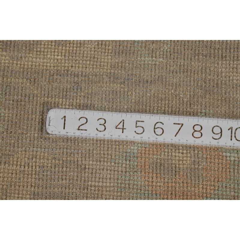 Oushak Turkish Area Rug Hand-Knotted Wool Carpet - 7'9"x 9'11"
