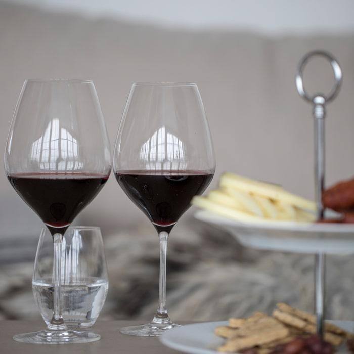 Holmegaard Cabernet Burgundy Glass, Clear, 6 pcs. - 23.3 oz
