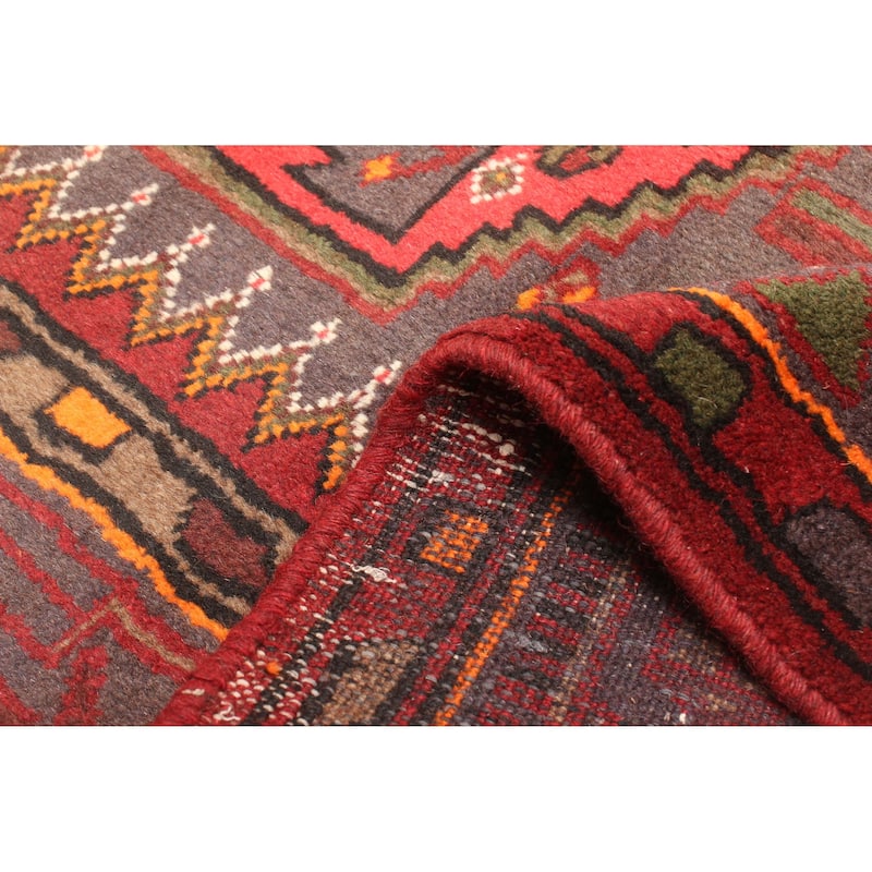 ECARPETGALLERY Hand-knotted Andelz Red Wool Rug - 4'6 x 6'8