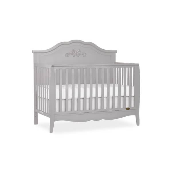 slide 2 of 3, Sweetpea Baby Jasmine 4-in-1 Convertible Crib - Platinum Platinum