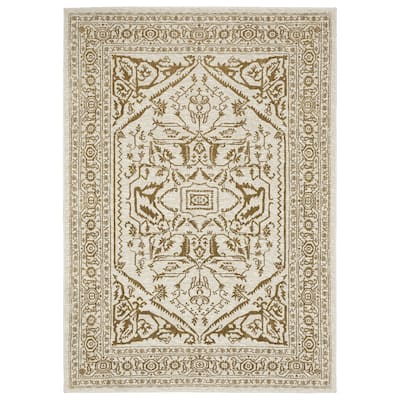 Style Haven Ingram Two-Tone Traditional Medallion Area Rug