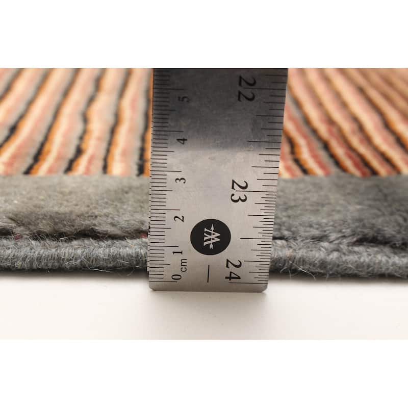 ECARPETGALLERY Hand-knotted Peshawar Ziegler Light Brown Wool Rug - 6'0 x 9'1