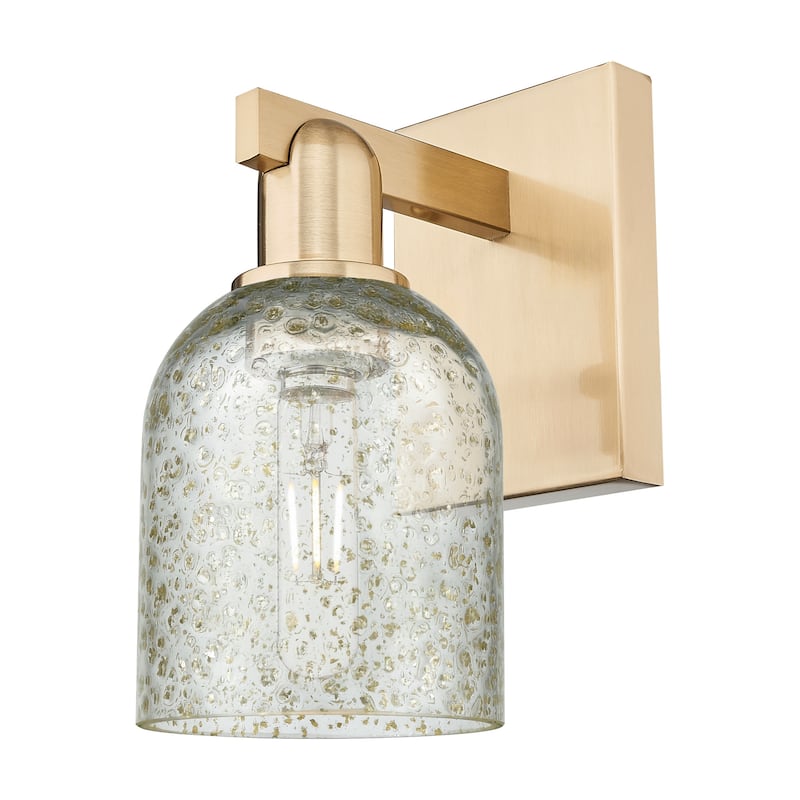 Innovations Lighting 716-1W-11-5 Caledonia Sconce Caledonia 11" Tall - Champagne Bronze / Mica