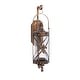 preview thumbnail 14 of 18, Bronze Metal Suspended Studded Fleur De Lis Wall Sconce with Scroll Details - 7 x 6 x 20