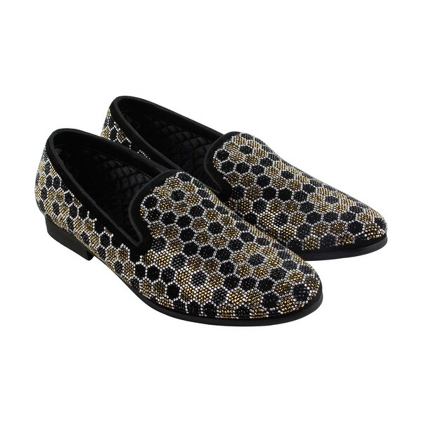 steve madden black and gold sneakers
