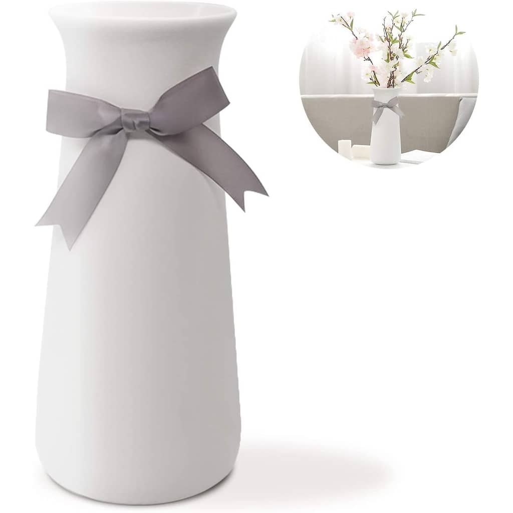 Elegant White Vase for Housewarming Wedding Gift