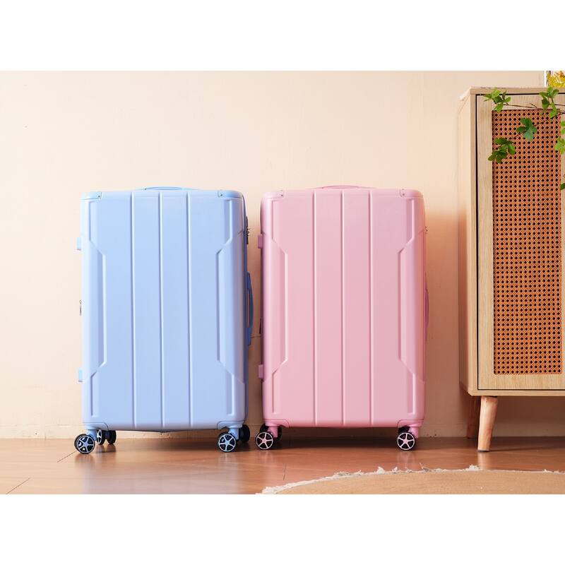 Luggage Sets 3 Piece, Hard shell ABS Lightweight Durable Suitcases with Double Spinner Wheels 20/24/28 Inch