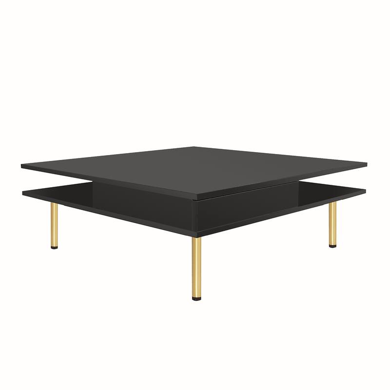 Particle Board Coffee Table With Drawers