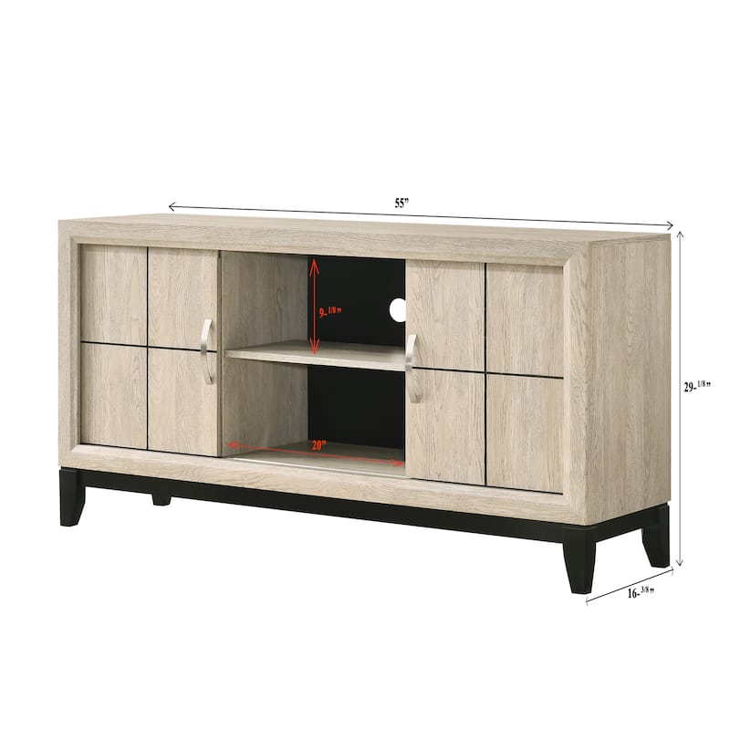 Aglae Driftwood Panel Bed