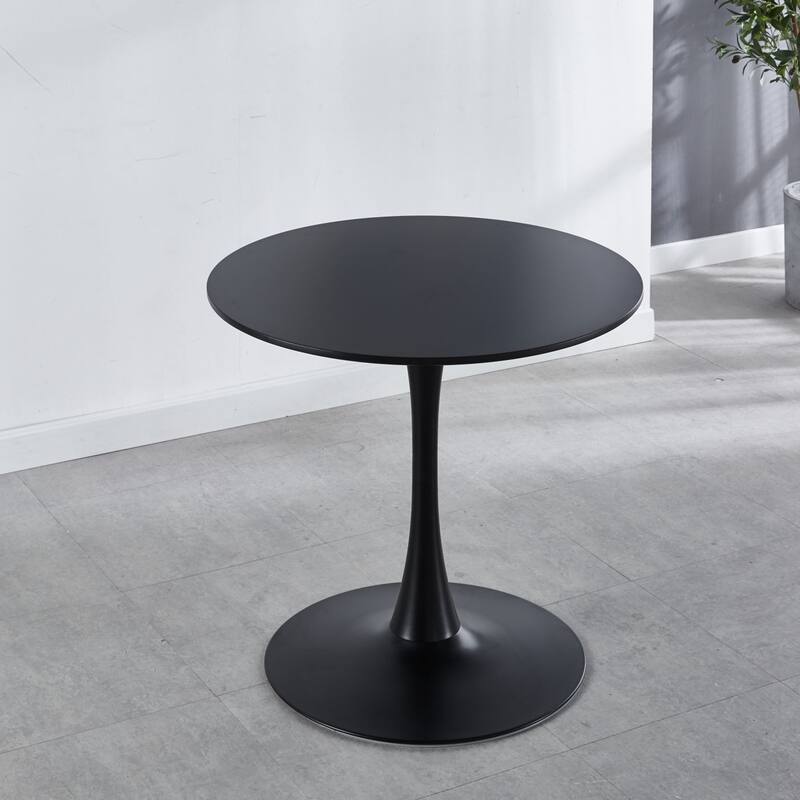 Black Round Dining Table for 2-4 people