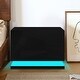 preview thumbnail 15 of 13, 2-Drawers LED Modern Nightstand Bedside End Table Stand USB Charge Black - 2-drawer