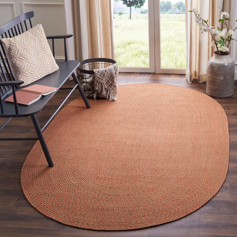 SAFAVIEH, Handmade Braided Kunka Country Cotton Rug