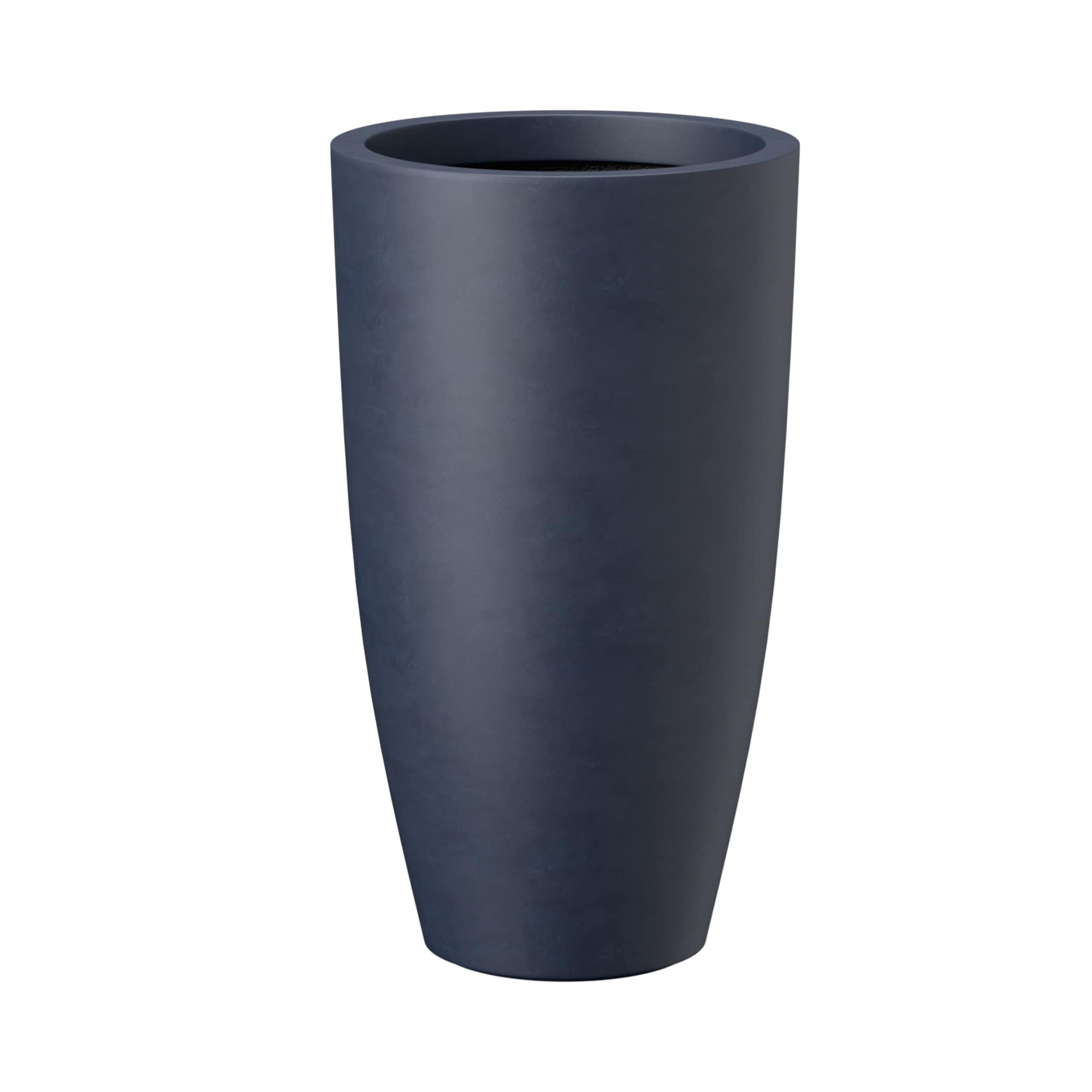 23.5" H Concrete Round Plant Pot with Drainage Hole