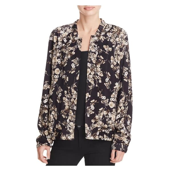 Shop Guess Womens Bomber Jacket Floral Satin Overstock 17157307