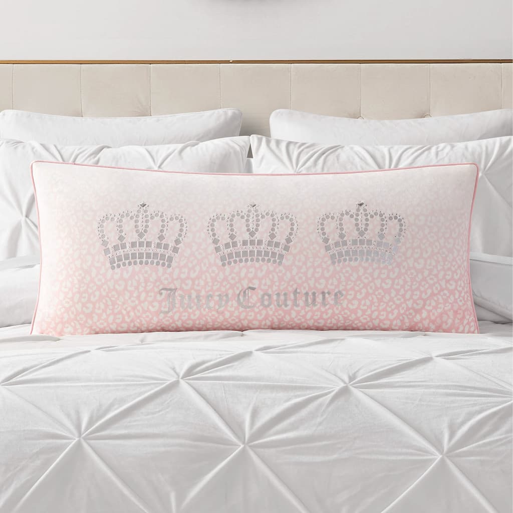 Juicy Couture Royal Crowns Pillow Decorative 1-Piece