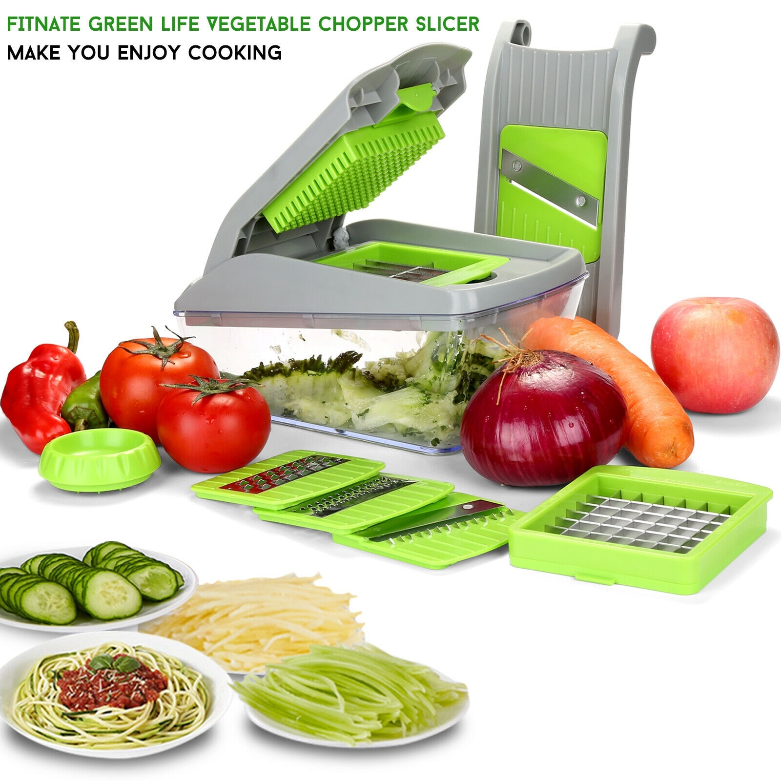 French Fry Cutter Fruit Vegetable Potato Slicer with 3 Blades - Bed Bath &  Beyond - 35297851