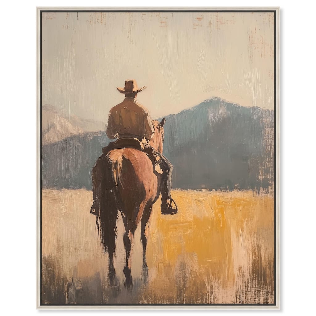 Long Ride Canvas by Art Remedy