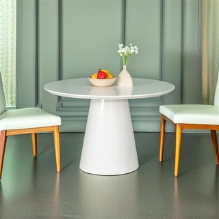 Modern White High Gloss Round Dining Table,Mushroom Dining Table - Bed ...