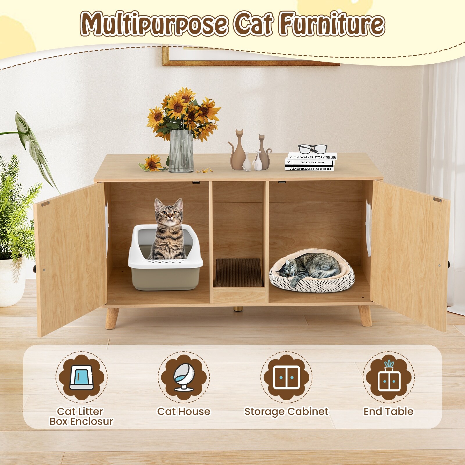 Gymax-43''-Cat-Litter-Box-