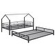 preview thumbnail 6 of 23, Metal House Bunk Bed