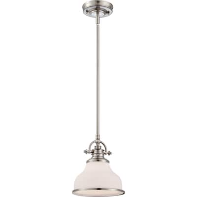 Grant 1-Light Mini Pendant in Brushed Nickel