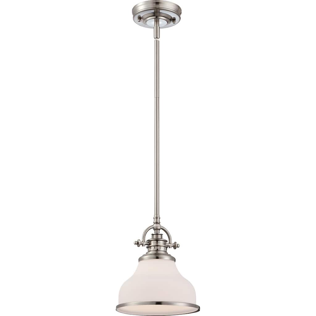Grant 1-Light Mini Pendant in Brushed Nickel