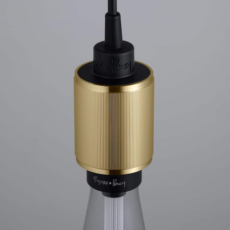 Buster + Punch NHM-052911 Heavy Metal 2" Wide Mini Pendant with Linear