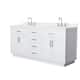 Option White, Nickel Trim, White Quartz Top