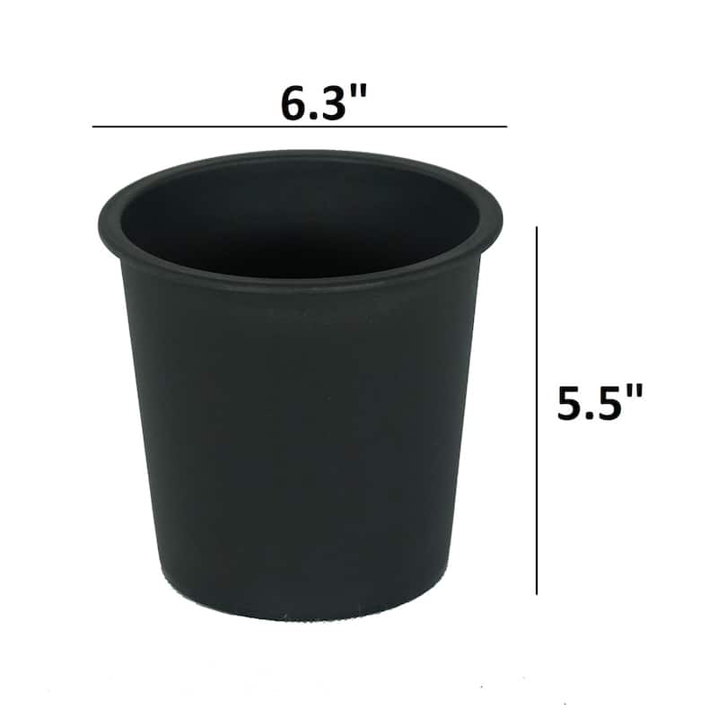 DTY Signature 5"Nursery Plant Pot - Garden Plastic Pots with Drainage (5-Pack)