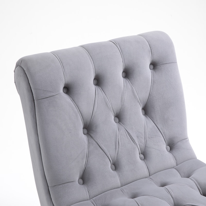AVAWING Set of 2 Armless Accent Upholstered Lounge Chair