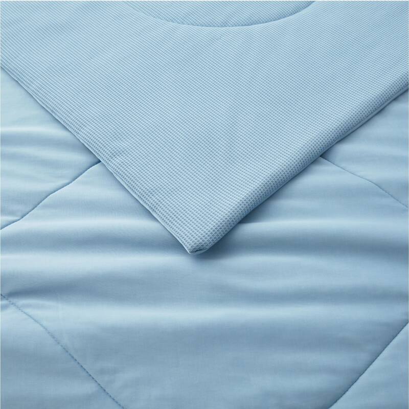 Lightweight Breathable Cooling Waffle Reversible Summer Blanket, Dual-side Cool Touch Comforter
