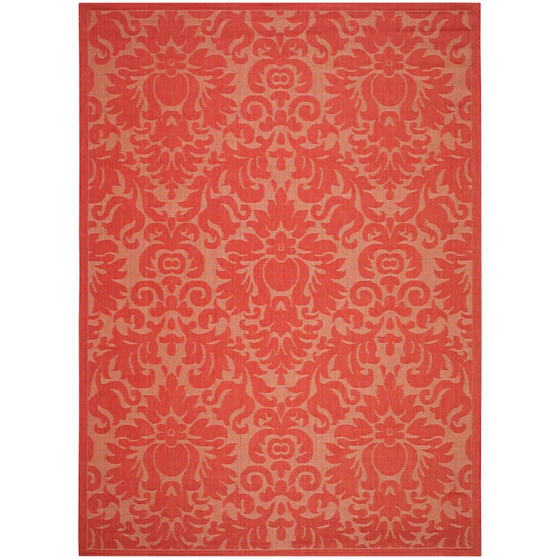 SAFAVIEH Courtyard Willene Boho Indoor/ Outdoor Waterproof Patio Backyard Rug
