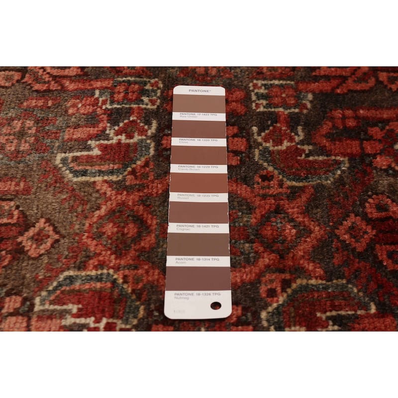 ECARPETGALLERY Hand-knotted Andelz Brown Wool Rug - 3'5 x 12'10