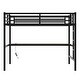 preview thumbnail 28 of 26, Space-Saving Design Loft Bed with Desk, TwinXL/Full Size