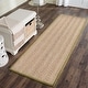preview thumbnail 61 of 144, SAFAVIEH Natural Fiber Oceana Herringbone Seagrass Rug 2'6" x 10' Runner - Natural/Olive