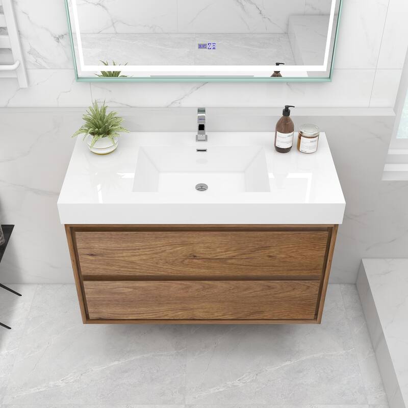 Morava 42" Floating Vanity with Single Sink - 42