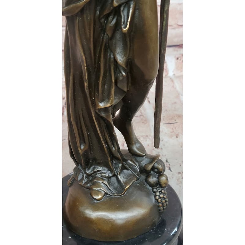Angel With Sword Classical Bronze Statue Sculpture Signed Art Indoor Outdoor 25 Inches X 8 Inches