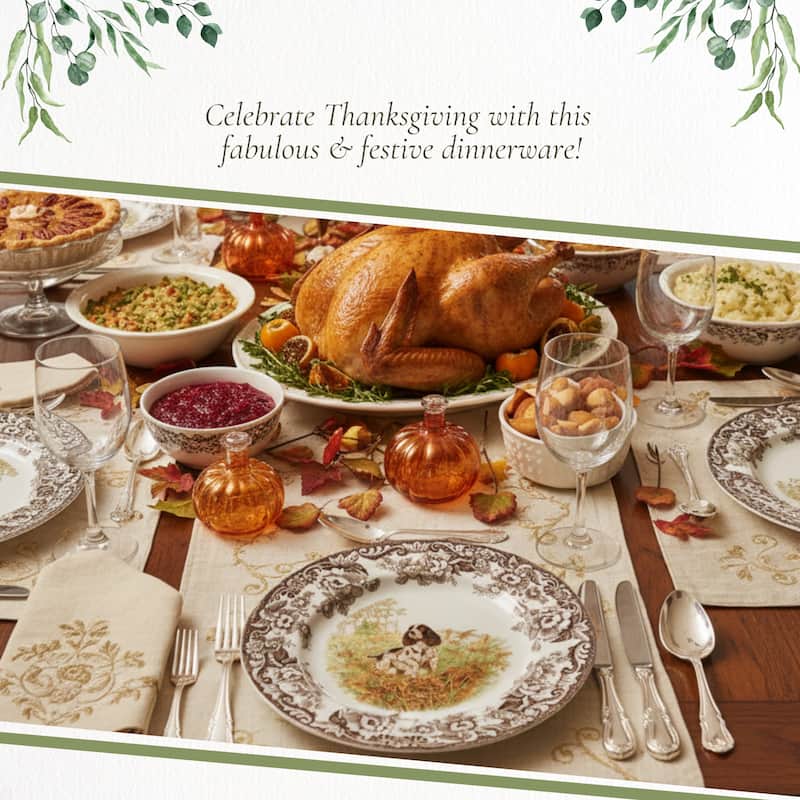 Spode Woodland Salad Plate - Assorted Animals