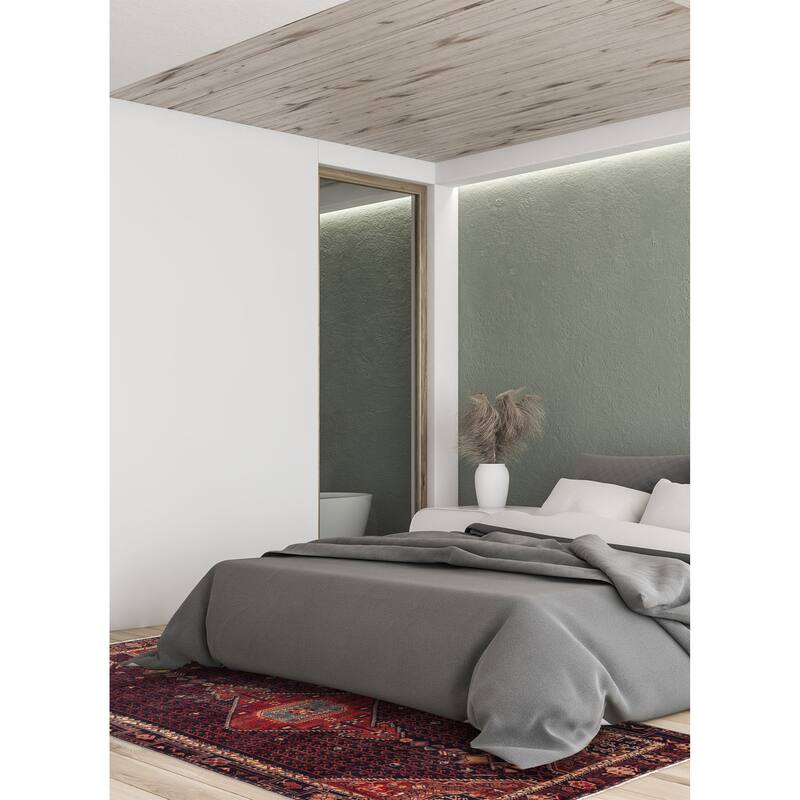 ECARPETGALLERY Hand-knotted Anatolian Vintage Dark Navy Wool Rug - 4'9 x 9'1