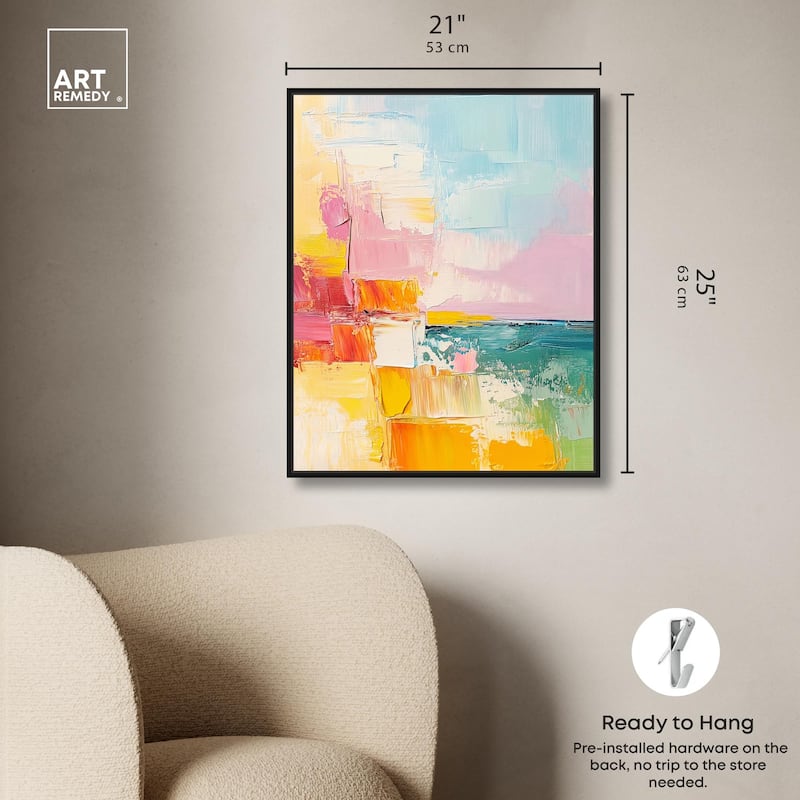 Hued Vista Canvas by Art Remedy
