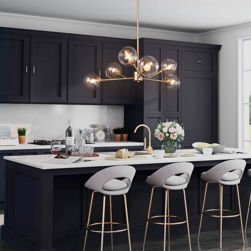 Mint Modern Contemporary 6-light 31.5 Wide Sputnik Chandelier