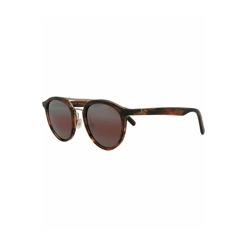 Maui Jim Round-Frame Acetate with Stainless Steel Sunglasses