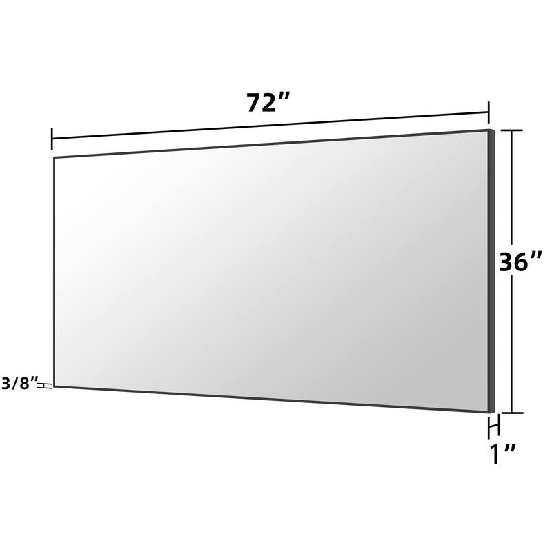 QuivaraView Wall Mounted Aluminum Frame Bathroom Vanity Mirror