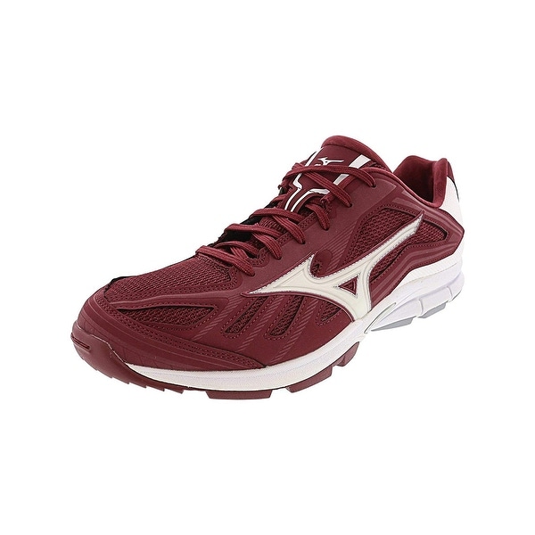 red mizuno turf shoes