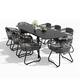 Option Table-Black&Chair-Grey
