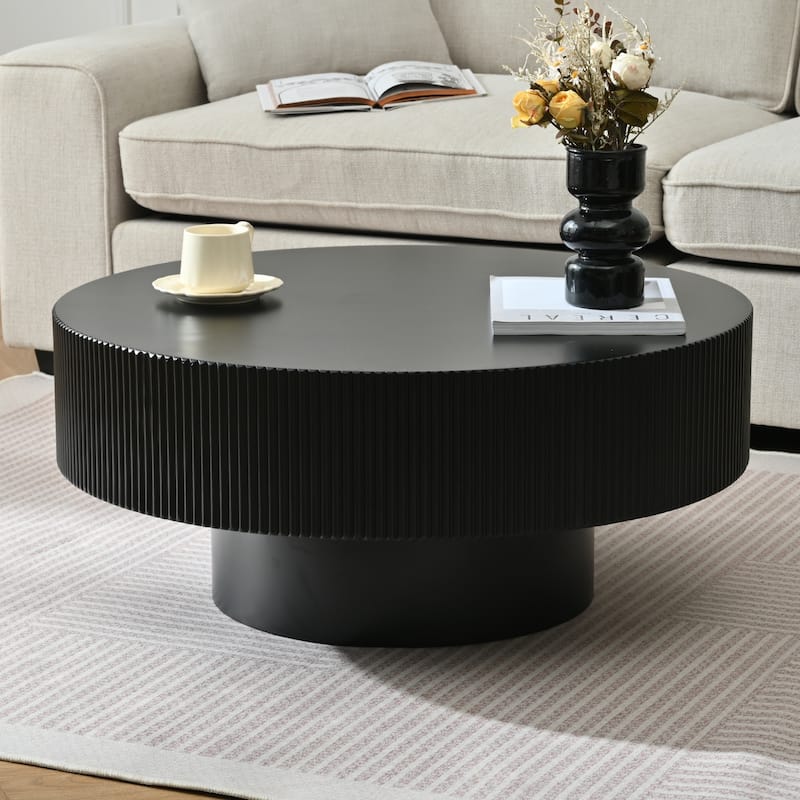 Elegant Easy Assembly Round Coffee Table