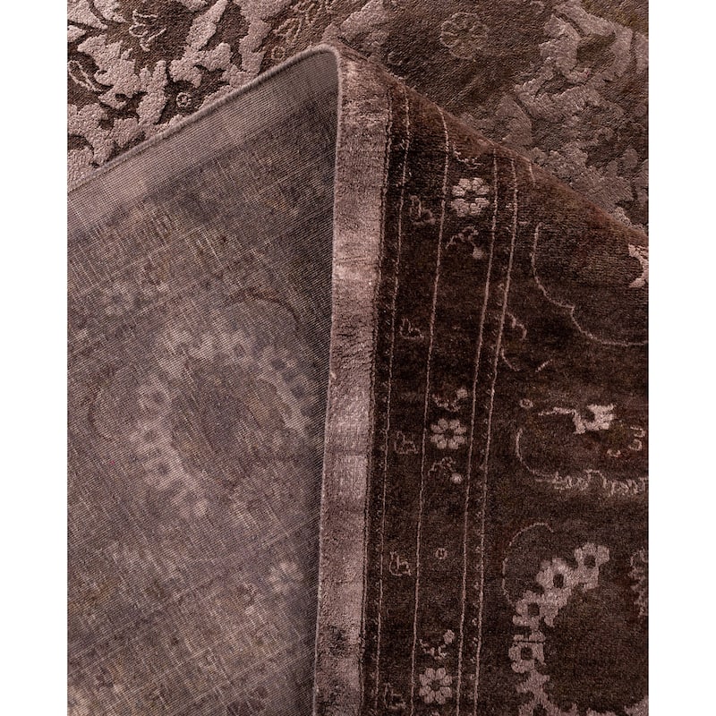 Overdyed One-of-a-Kind Hand-Knotted Area Rug - Beige - 9' 3" x 12' 2"