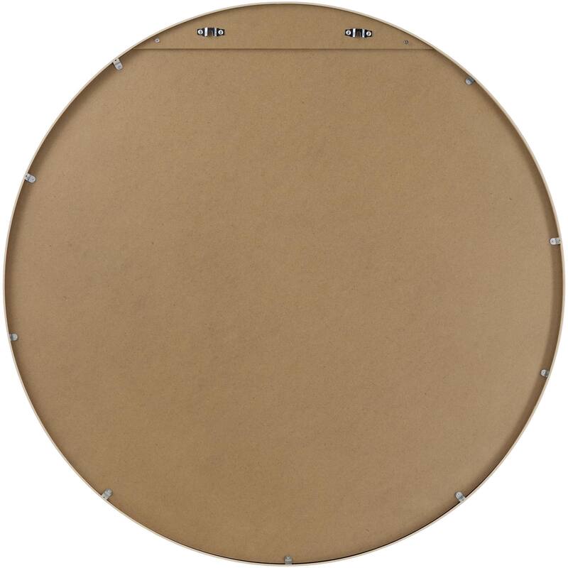 Livabliss Aranya Modern Aluminum Round Circle Accent Mirror