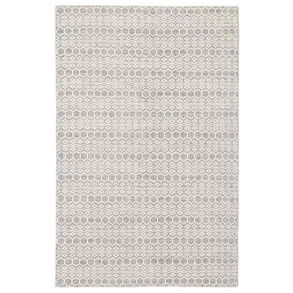 Railay Handmade Trellis White/ Grey Area Rug