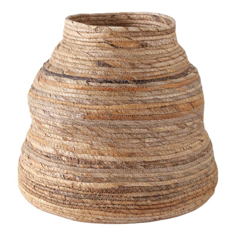 Ceramic Vase Coastal Modern Design Textured Detail Curved Silhouette